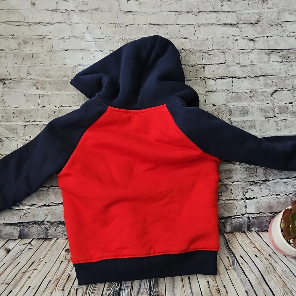 The Children's Place Red and Blue Hoodie Size 3t